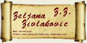 Željana Zivlaković vizit kartica